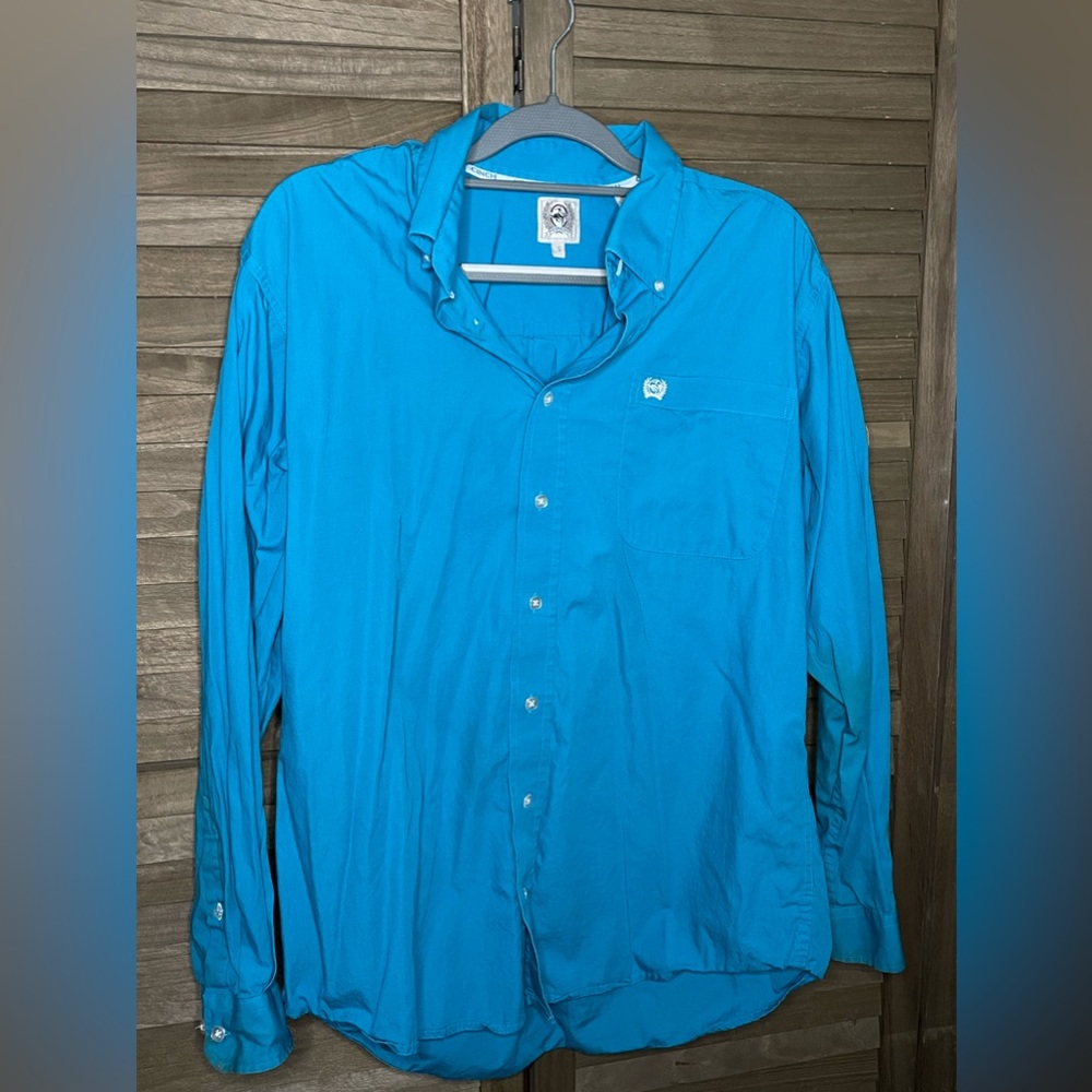 Cinch button down